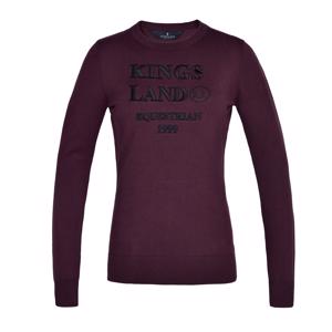 Kingsland Malvie Ladies Knitted Sweater - Red Fudge